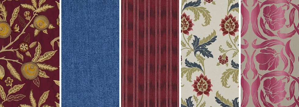 Banner showing wallpaper from Materialistic Curtains